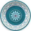 Tallrik-Marockansk-Blå-Super-hardplast-27-cm